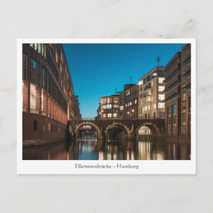 Hamburg Ellerntorsbrücke Postcard
