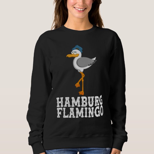 Hamburg Flamingo Seagull    North Moin Sweatshirt (Front)