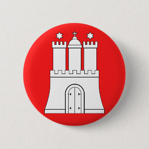 Hamburg, Germany 6 Cm Round Badge
