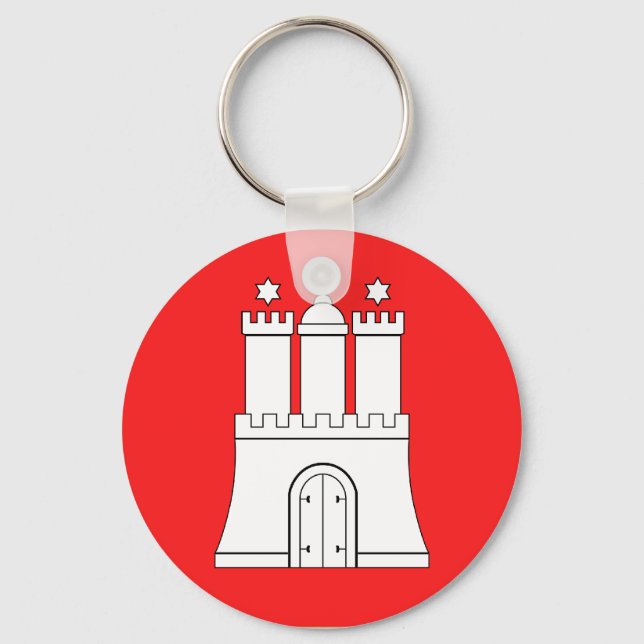Hamburg, Germany Key Ring (Front)