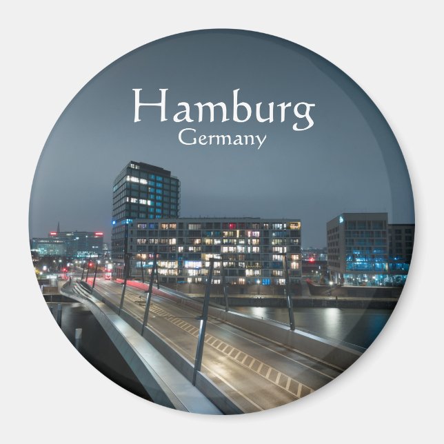 Hamburg Germany Magnet (Front)