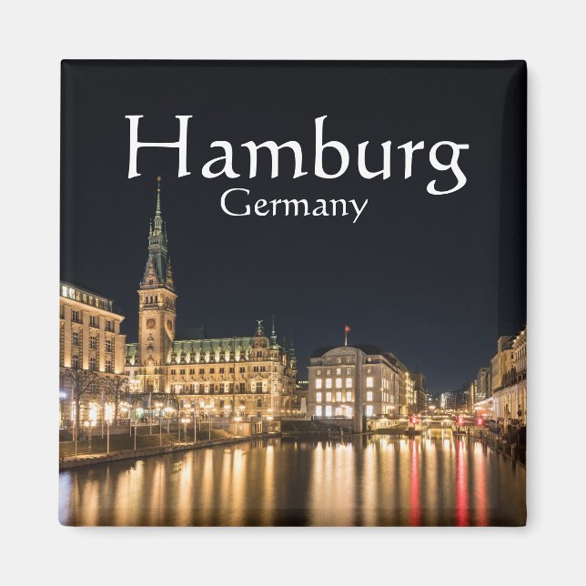 Hamburg Germany Magnet (Front)