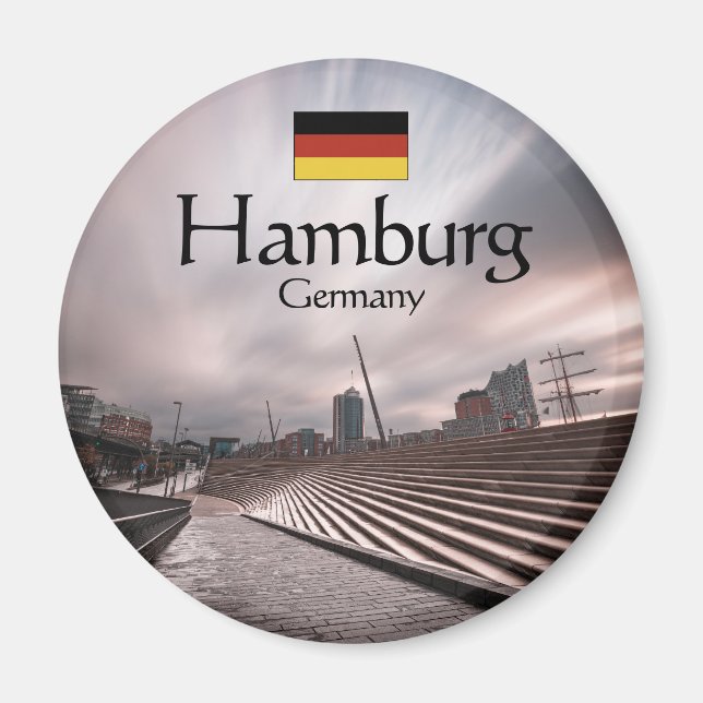 Hamburg Germany Magnet (Front)