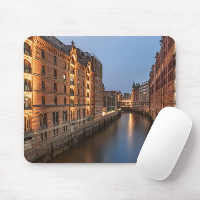 Hamburg Germany Mouse Pad (With Mouse)