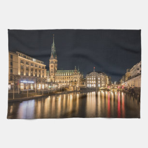 Hamburg Germany Tea Towel