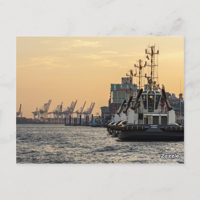 hamburg hafen postcard (Back)