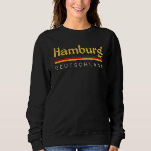 Hamburg Hamburger Northern Germany Harbor Low Germ Sweatshirt