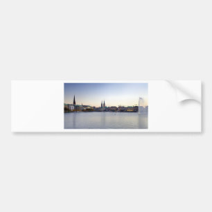 Hamburg Harbour Hafen Hamburger Deutschland Bumper Sticker