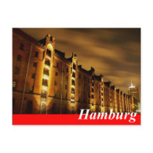Hamburg Postcard - Storage City