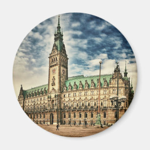 Hamburg Rathaus, Germany Magnet