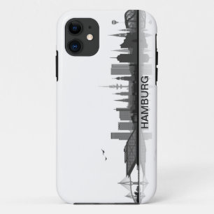 Hamburg skyline iPhone 5 sleeve/case Case-Mate iPhone Case
