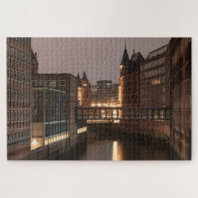 Hamburg Speicherstadt Jigsaw Puzzle (Horizontal)