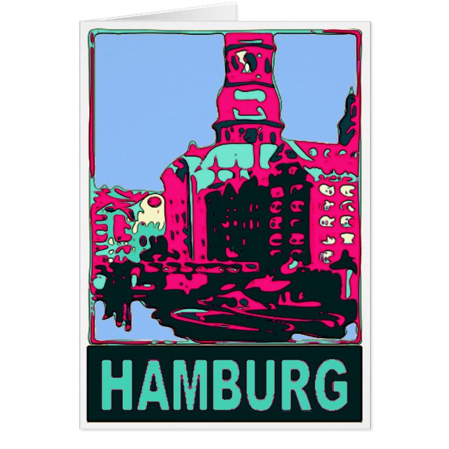 Hamburg Travel Poster (Front)