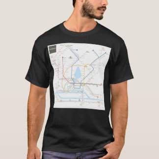 Hamburg U-Bahn S-Bahn map T-Shirt