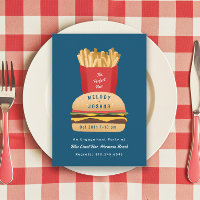 Hamburger and Fries Perfect Pair Couple’s Shower  