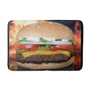 Hamburger Bath Mat