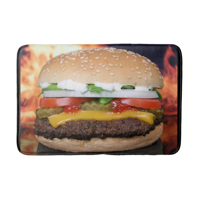 Hamburger Bath Mat (Front)