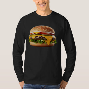 Hamburger Burger Food Day Buns Cheeseburger Grilli T-Shirt