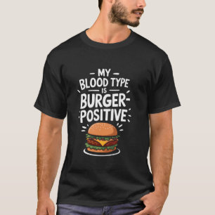 Hamburger Burger Lover Design for Fast Food Cheese T-Shirt