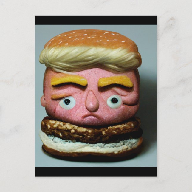 Hamburger Donald Trump  Postcard (Front)