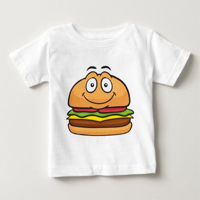 Hamburger Emoji Baby T-Shirt (Front)