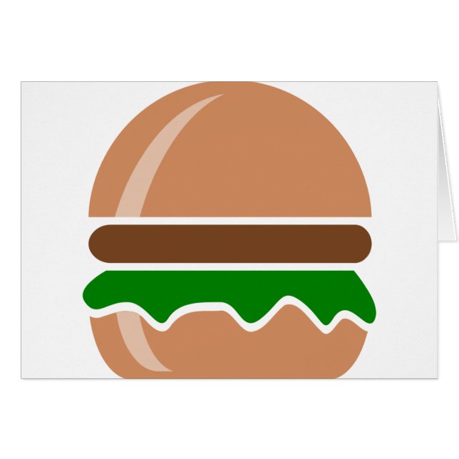 Hamburger fast food a sandwich (Front Horizontal)