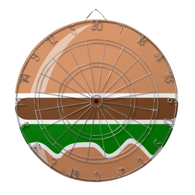 hamburger fast food a sandwich dartboard (Front)