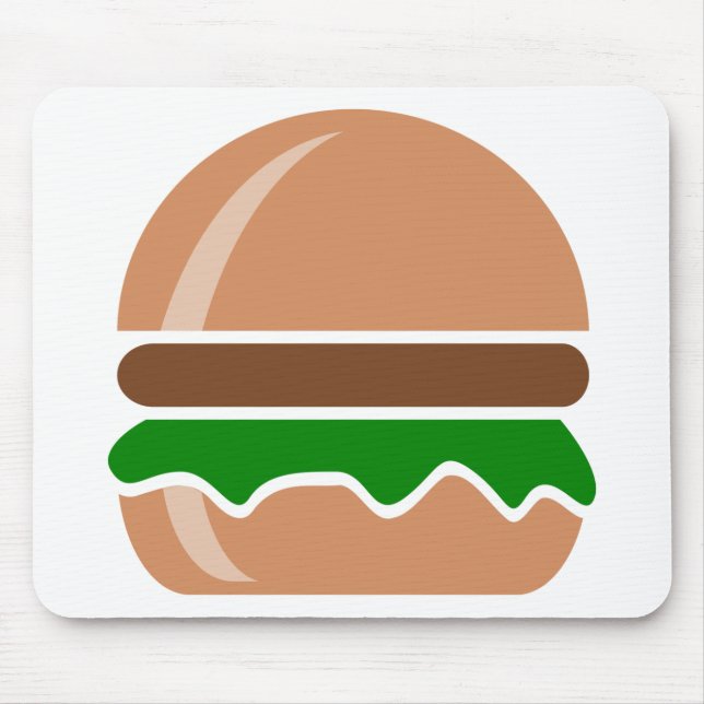 Hamburger fast food a sandwich mouse pad (Front)