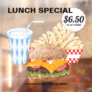 Hamburger Fries Fast Food