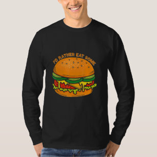 Hamburger Funny Eat Cheeseburger T-Shirt