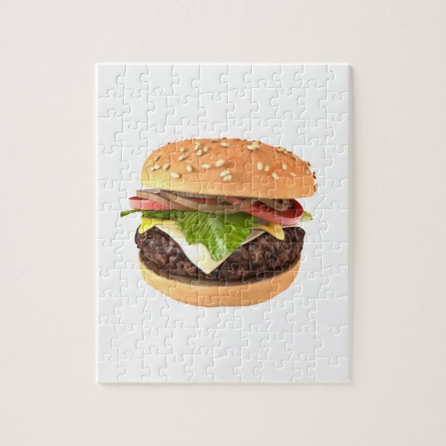 Hamburger Jigsaw Puzzle (Vertical)