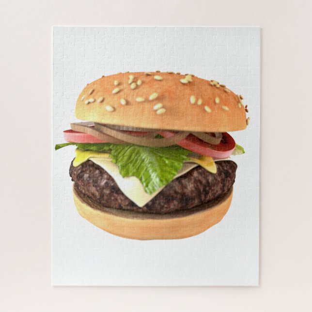 Hamburger Jigsaw Puzzle (Vertical)
