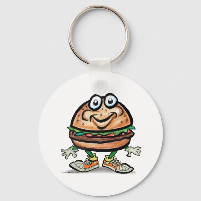Hamburger Key Ring (Front)