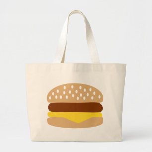 Hamburger Large Tote Bag