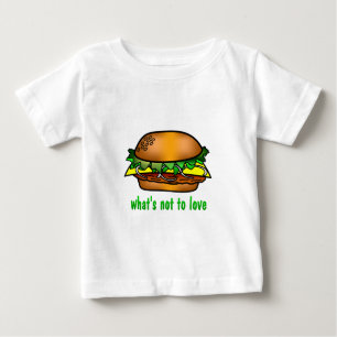 Hamburger Love Baby T-Shirt