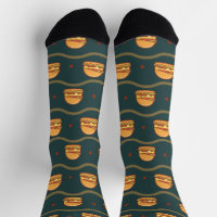 Hamburger Lover Cheeseburger Cute Tiled Pattern