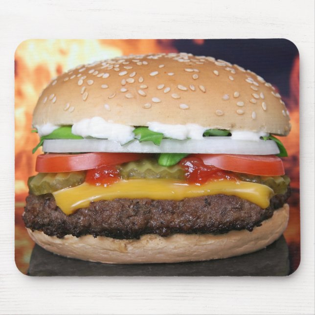 Hamburger Mouse Pad (Front)