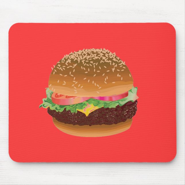 Hamburger mousepad (Front)