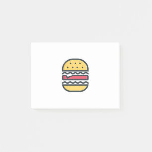 Hamburger ! post-it notes