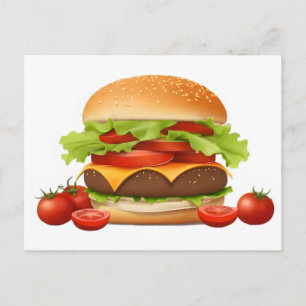 Hamburger Postcard
