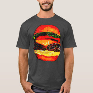 Hamburger Shirt Cheeseburger Hamburger Burger Fast