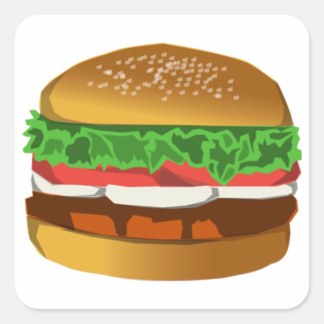 Hamburger Sticker (Front)