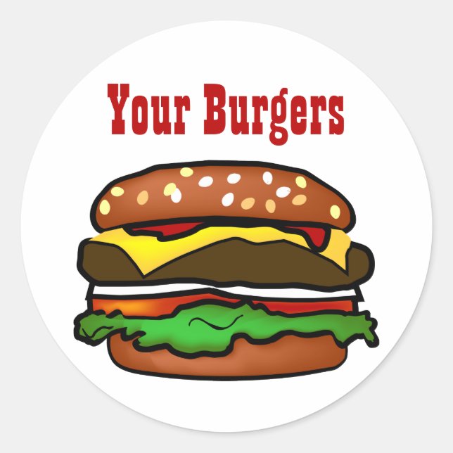 Hamburger Sticker (Front)