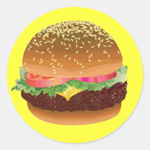 Hamburger stickers