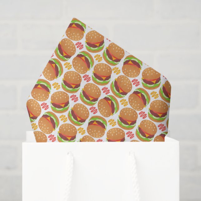 Hamburgers Tissue Paper (Gift Bag)