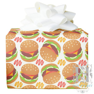 Hamburgers Wrapping Paper