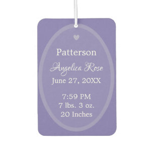 HAMbWG baby announcment Air Freshener