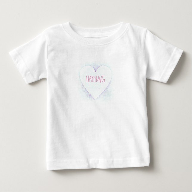 HAMbWG Baby Girl Tutu , T or Snap - Charming Heart T-Shirt (Front)