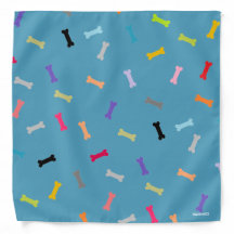 HAMbWG - Bandanna - Colour Dog Bones w any colour