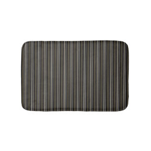 HAMbWG - Bath Matt - Blk Br Stripe 2b Mat